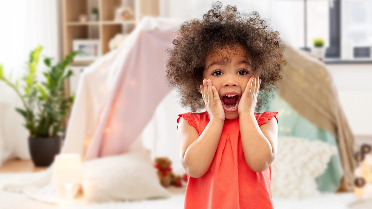 surprised kid