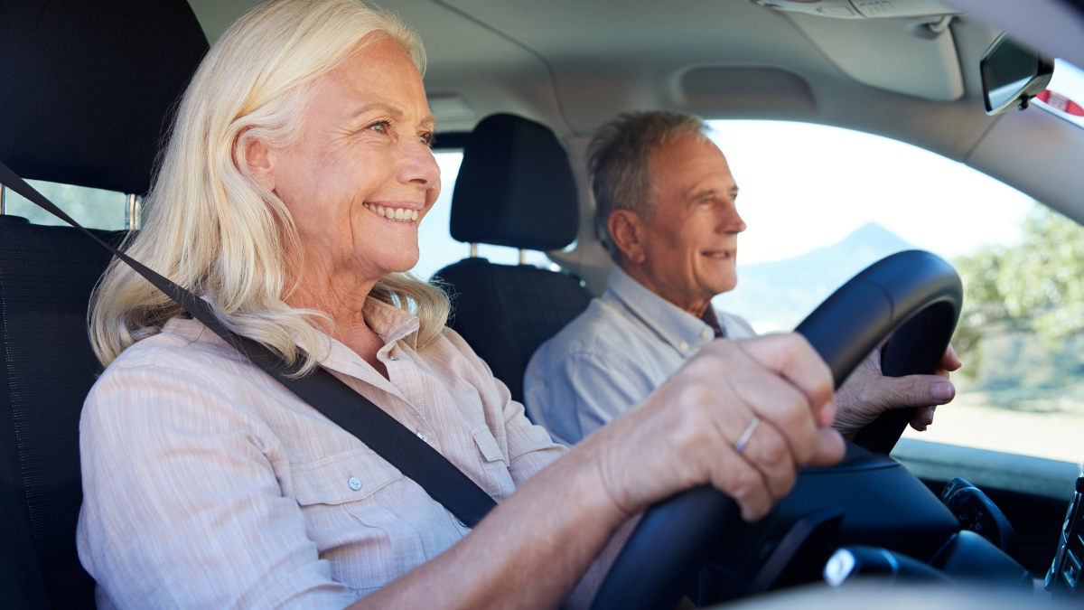woman driving
