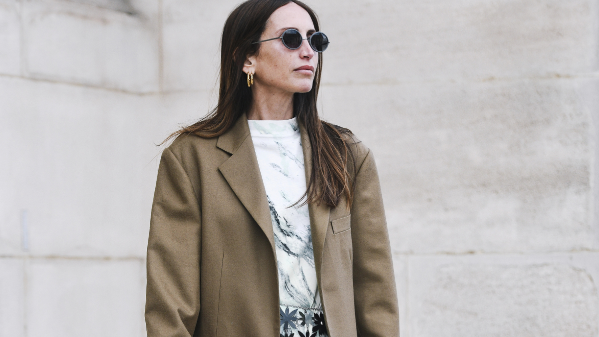 woman in blazer