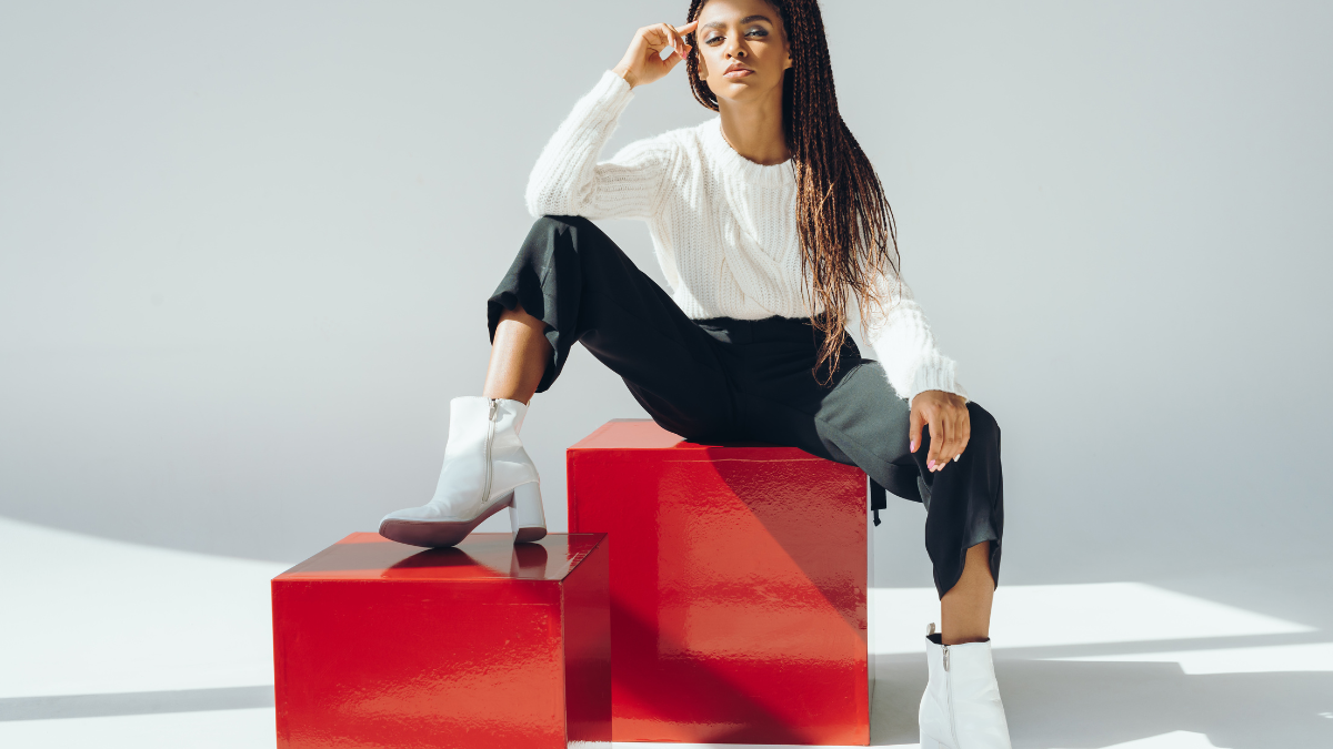 woman posing