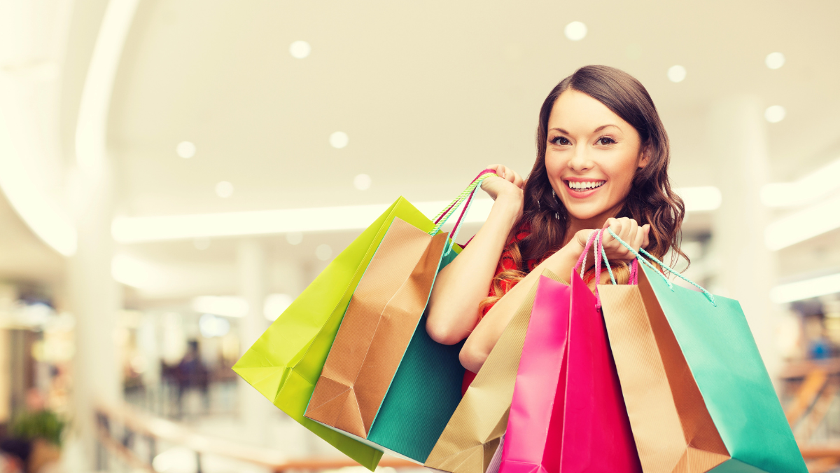 woman shopping