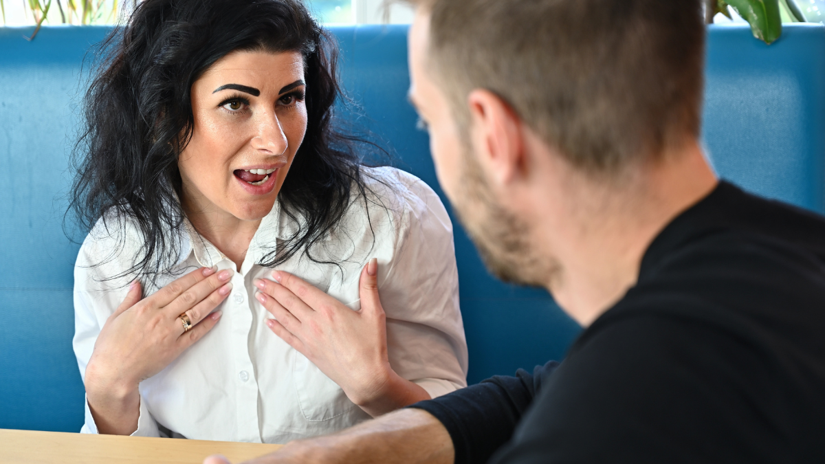 woman talking