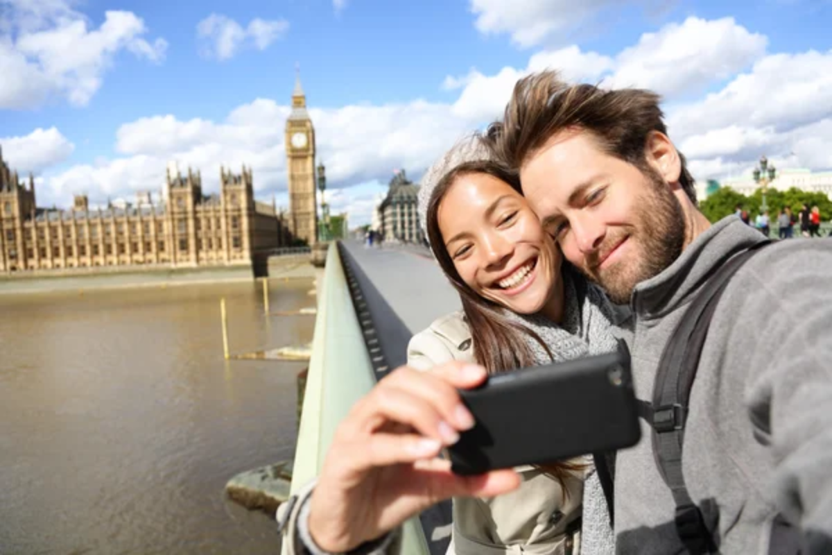 Couple Travel Selfie