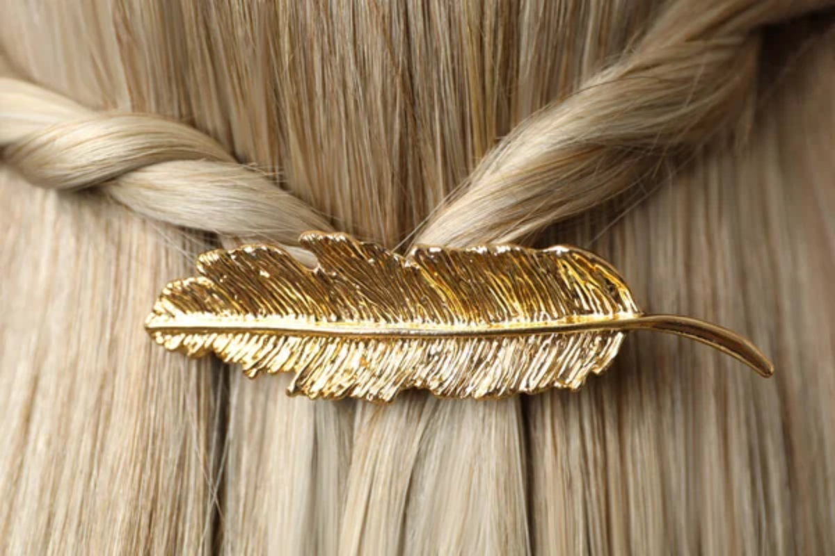 Feather Hair Clip