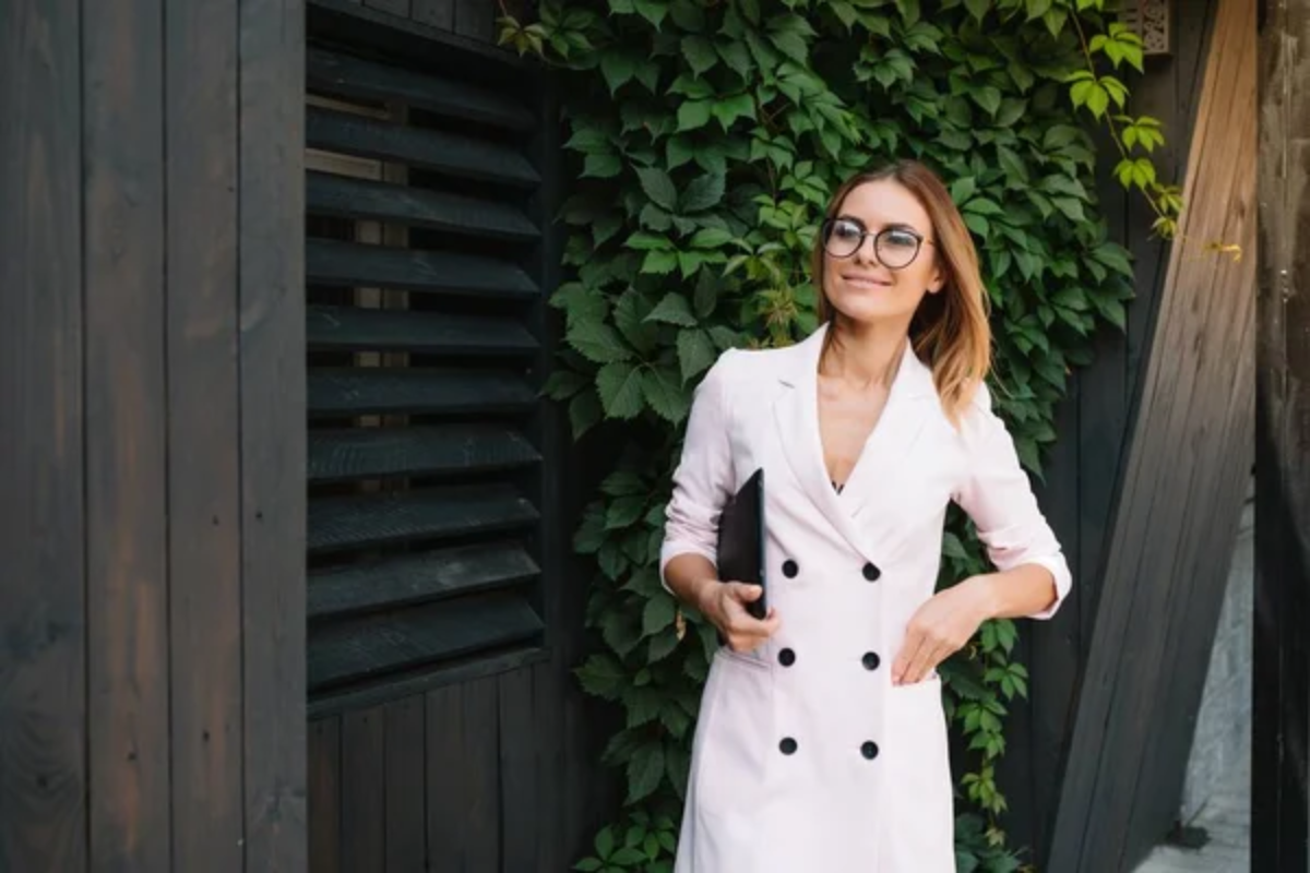 Printed Jumpsuit Trench Coat