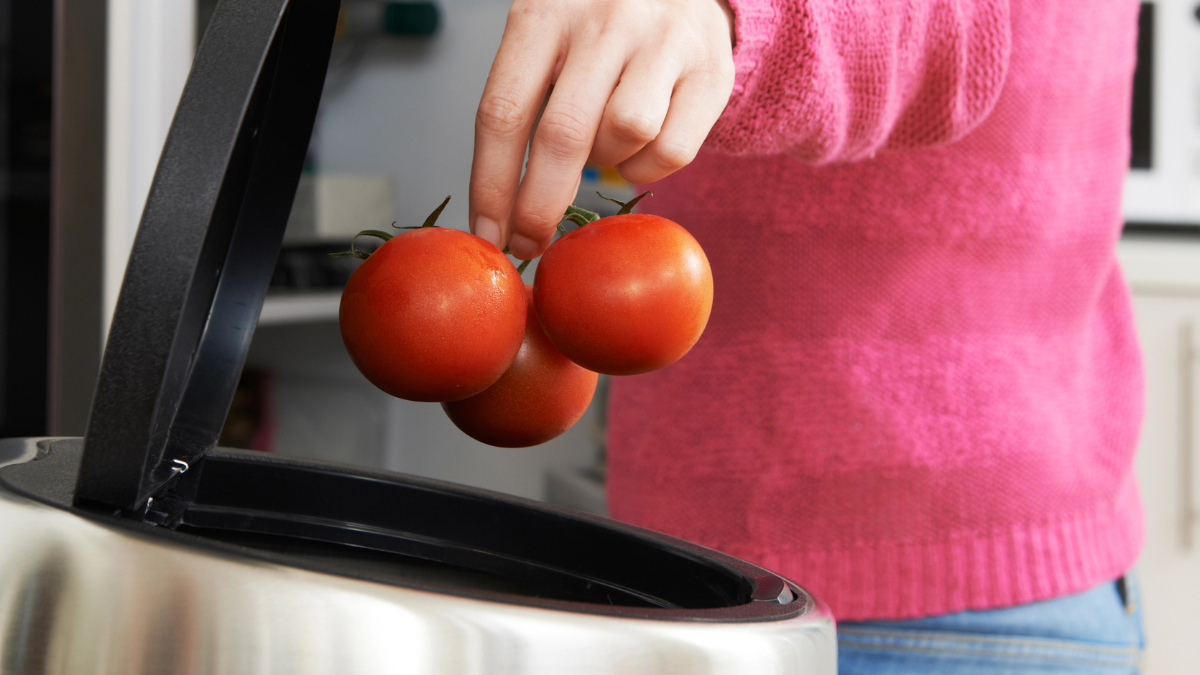 Throwing out food