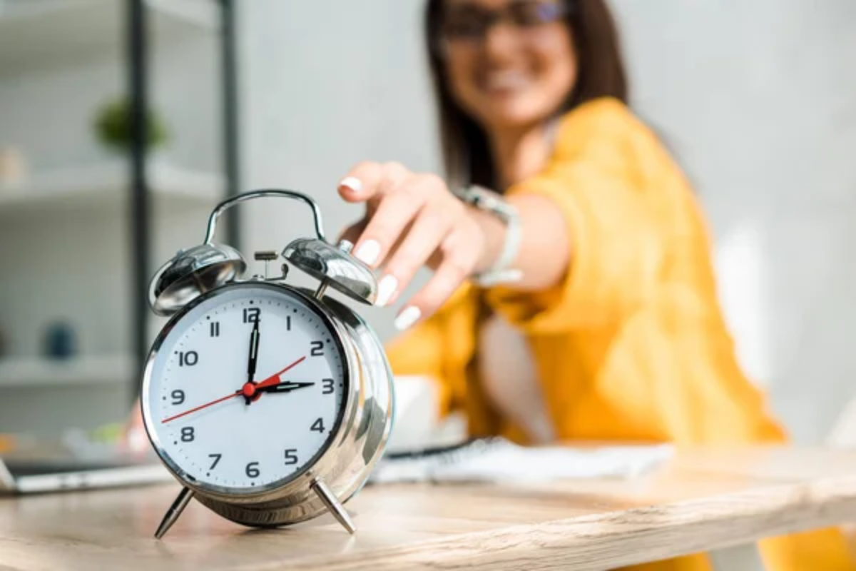 Woman Clock Work