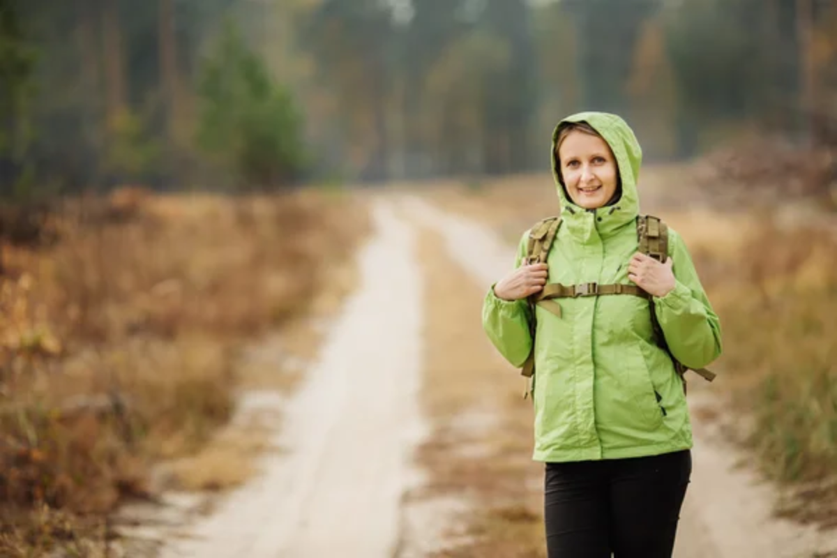 Woman Hiking
