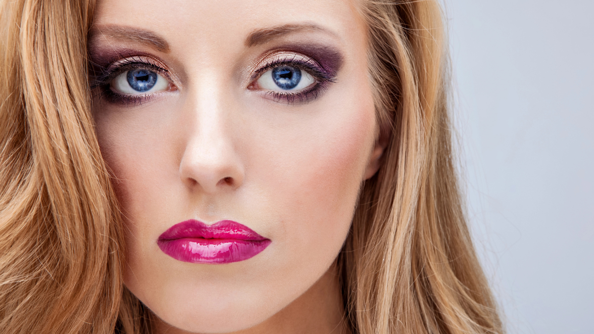 a lot of make up