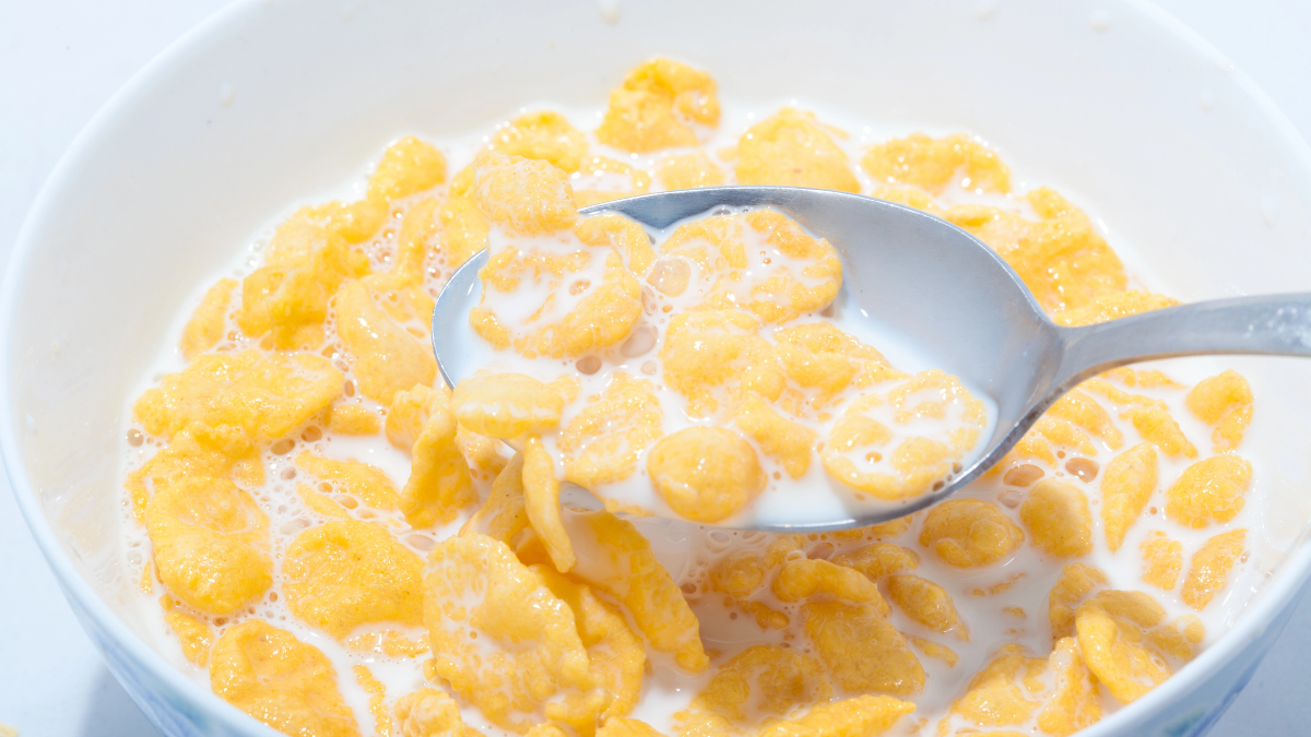 cereal in bowl