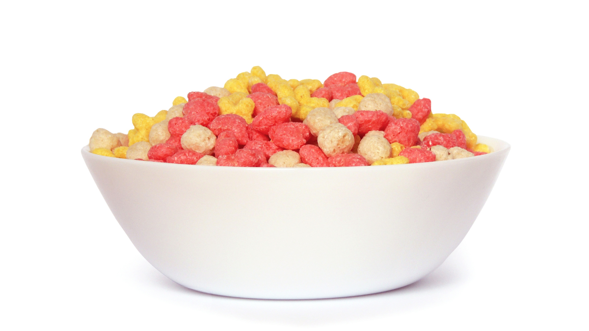 cereal in bowl