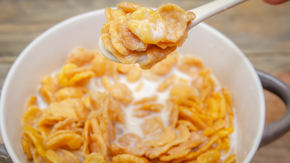 cereal in bowl
