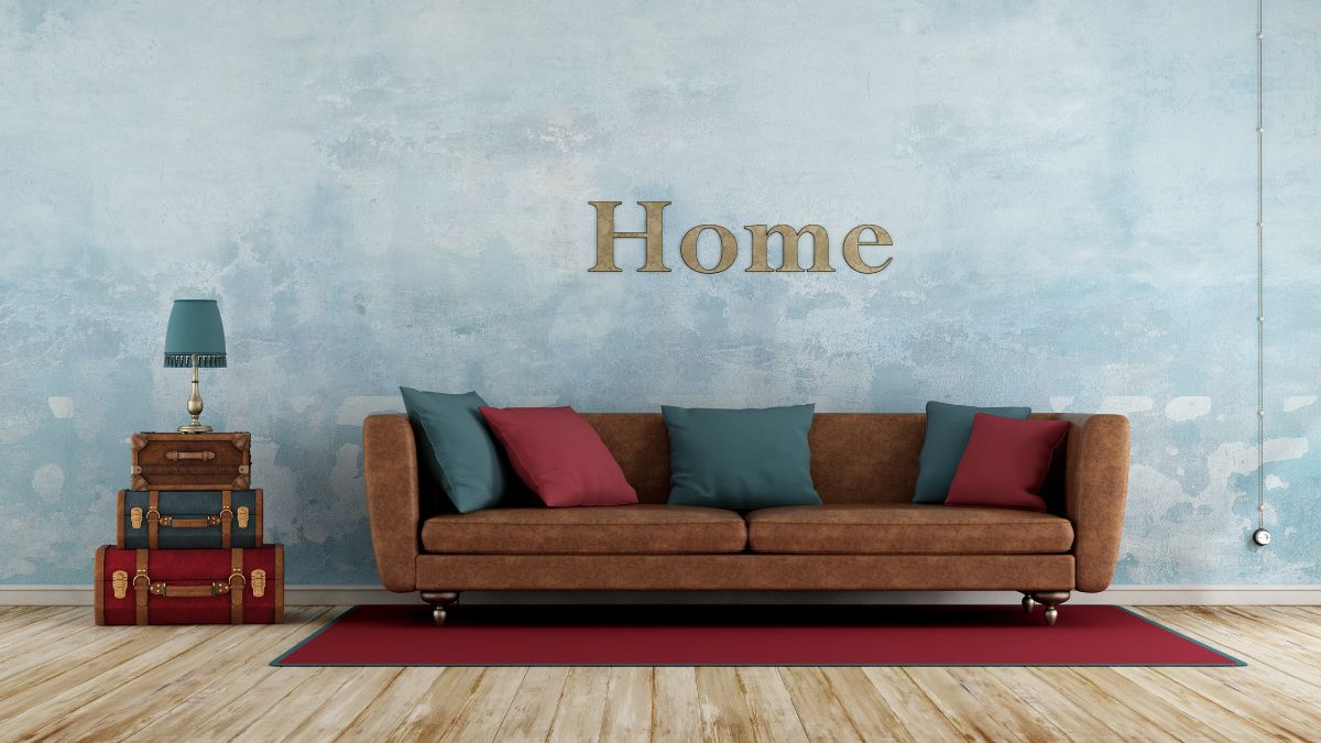 colorful boho living room
