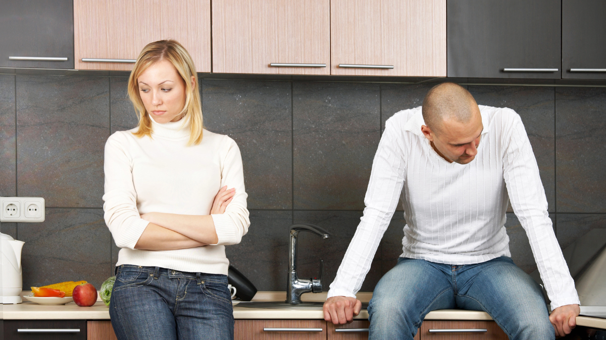 couple not speaking