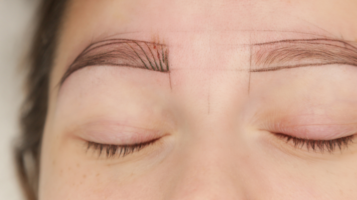 drawn eyebrows