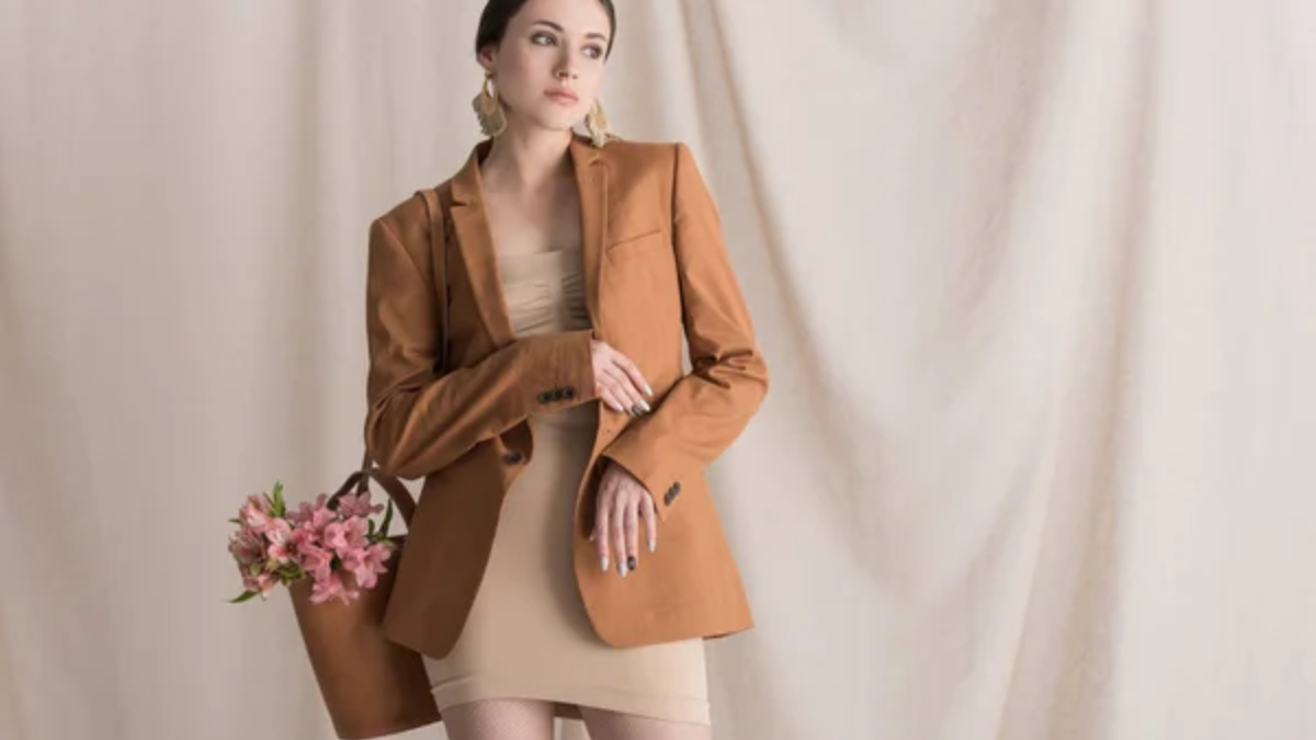 dress with blazer