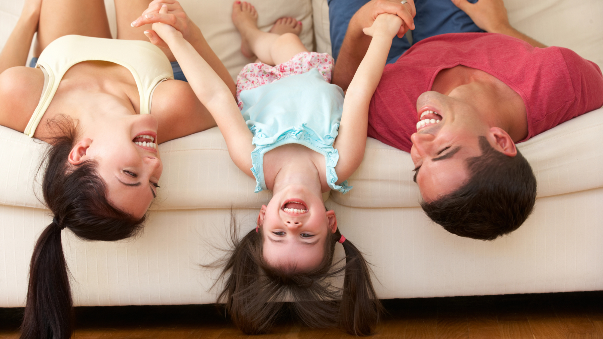 family laughing