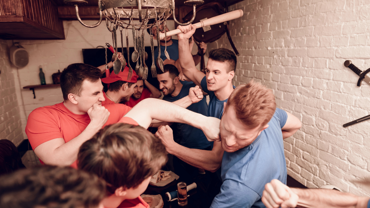 fight in bar