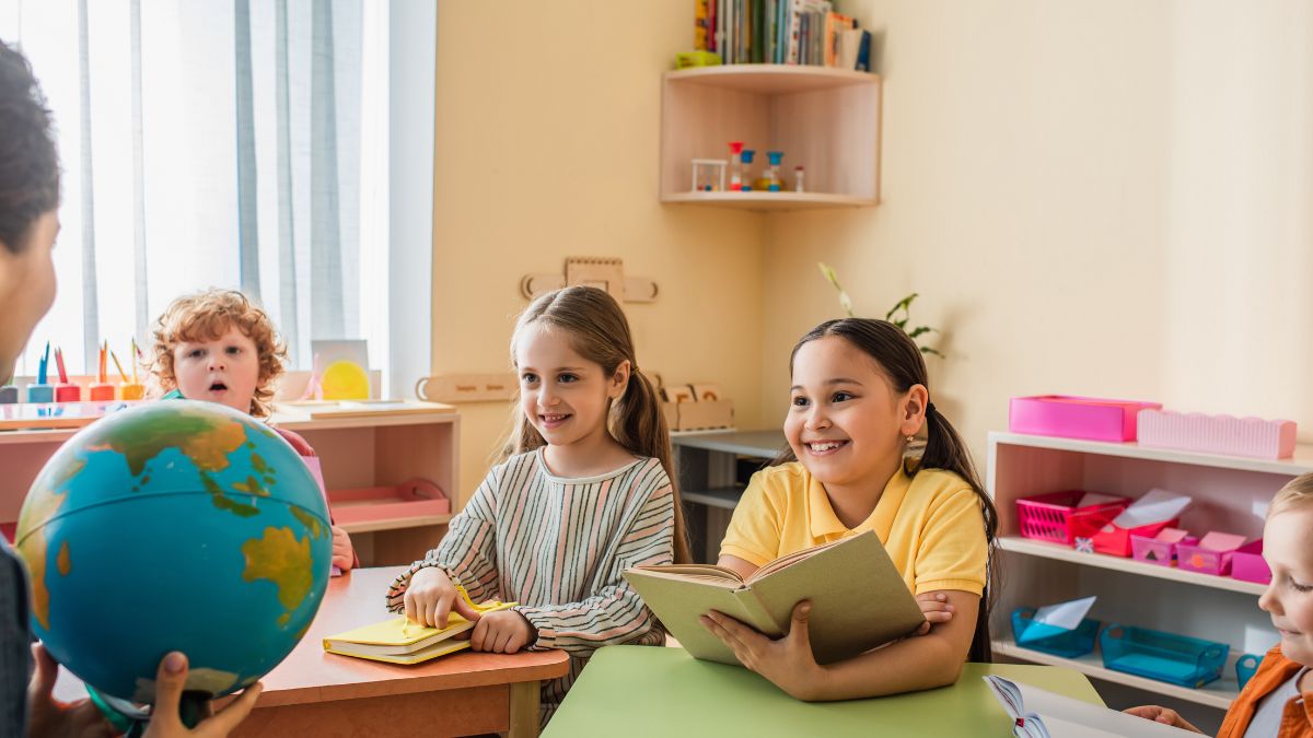 kids in classroom