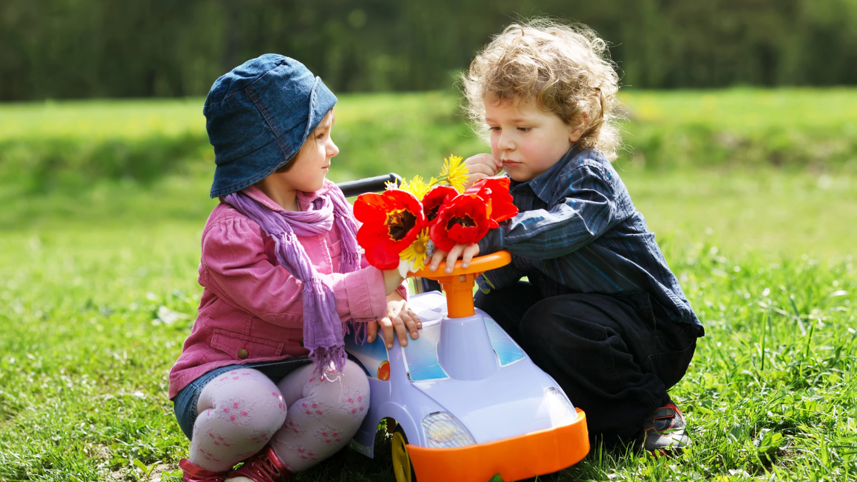 kids outside
