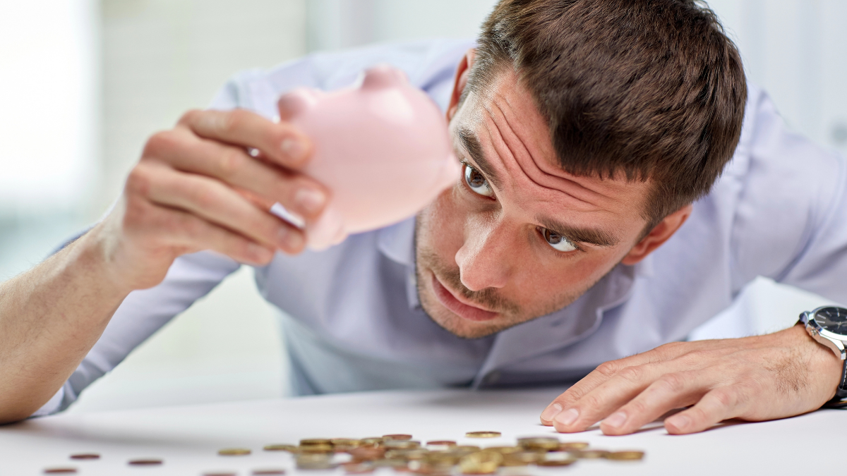 man getting money