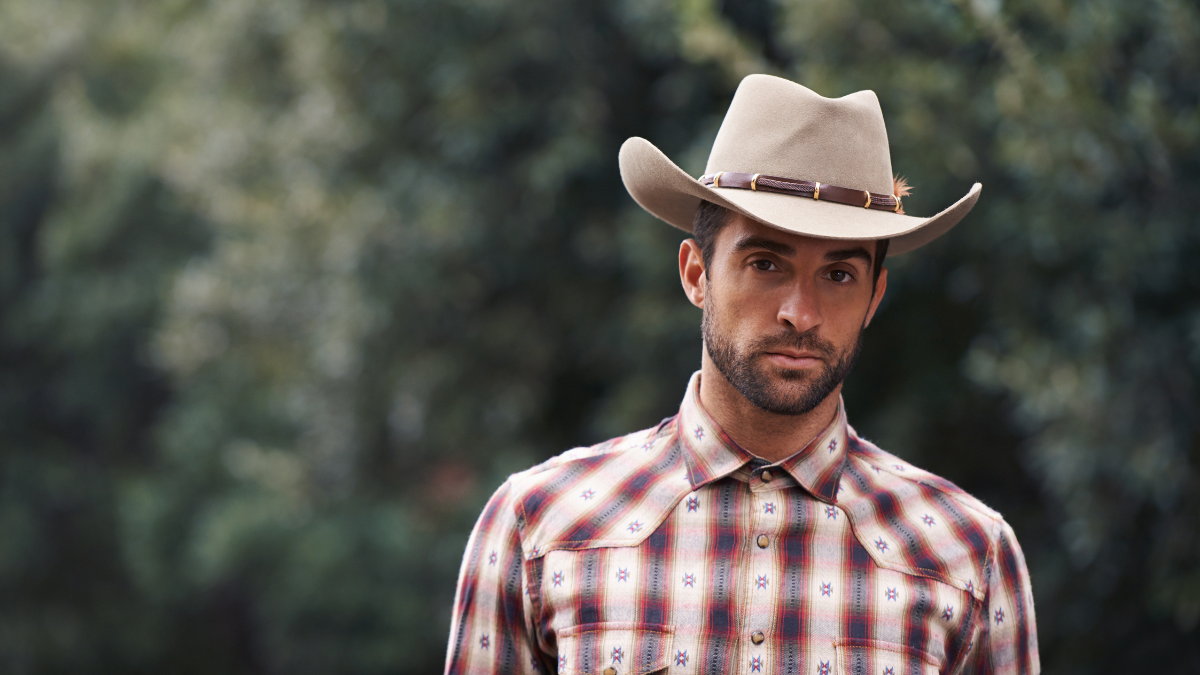 man in cowboy hat