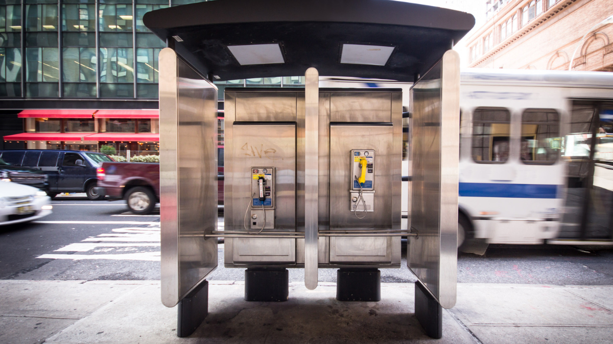 pay phones