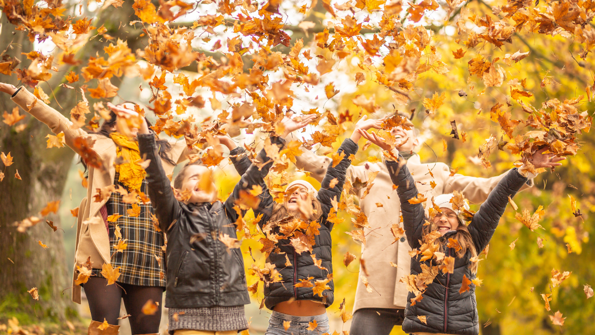 people in fall