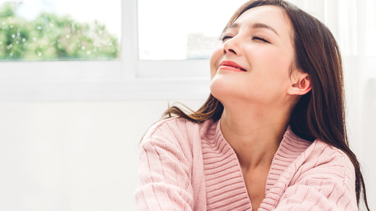 woman relaxing