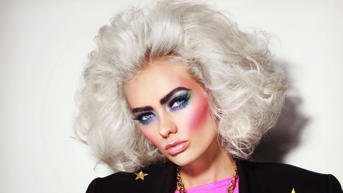 woman with Platinum Blonde Hair