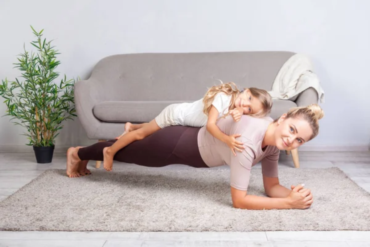 Exercise Stretch Mom