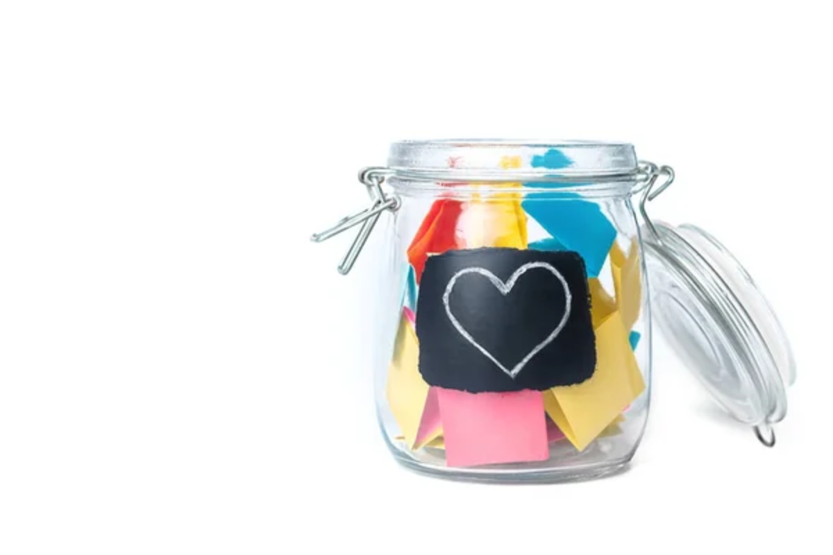 Jar Notes Thankful Grateful