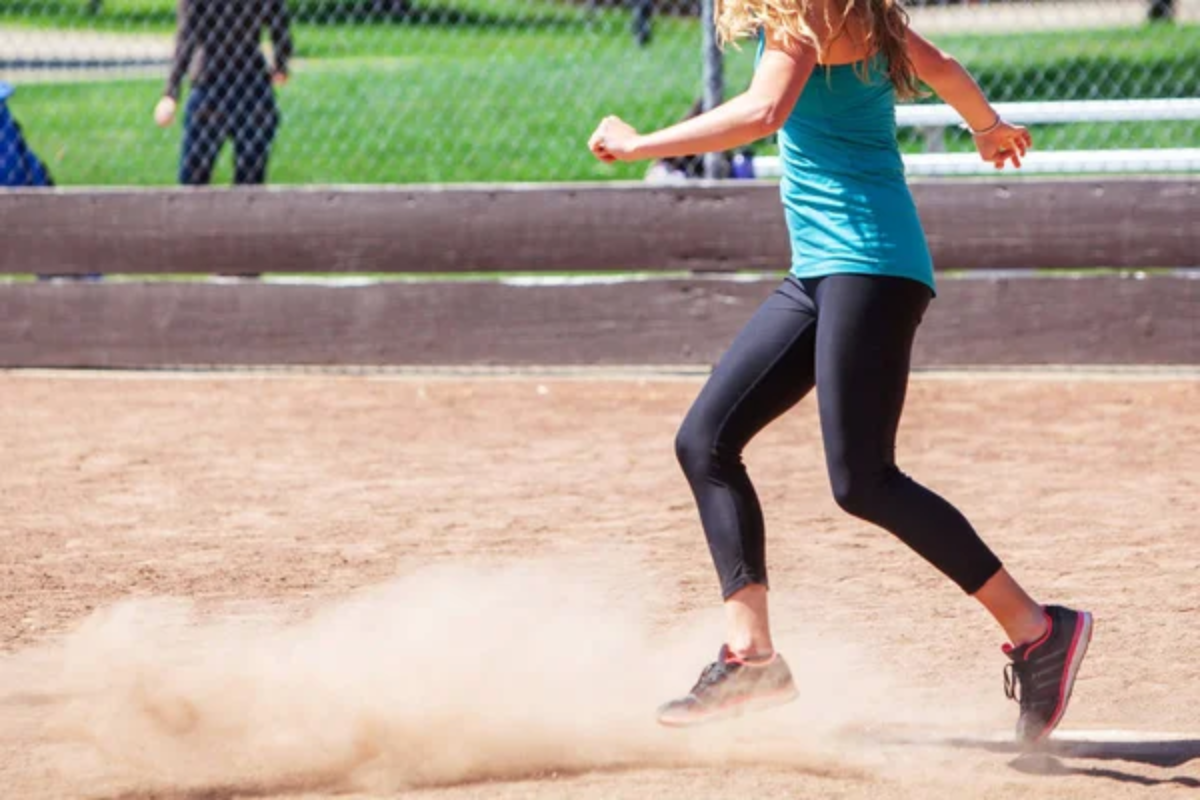 Kickball Woman Sports