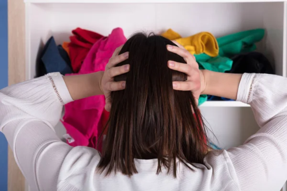 Messy Closet Clutter