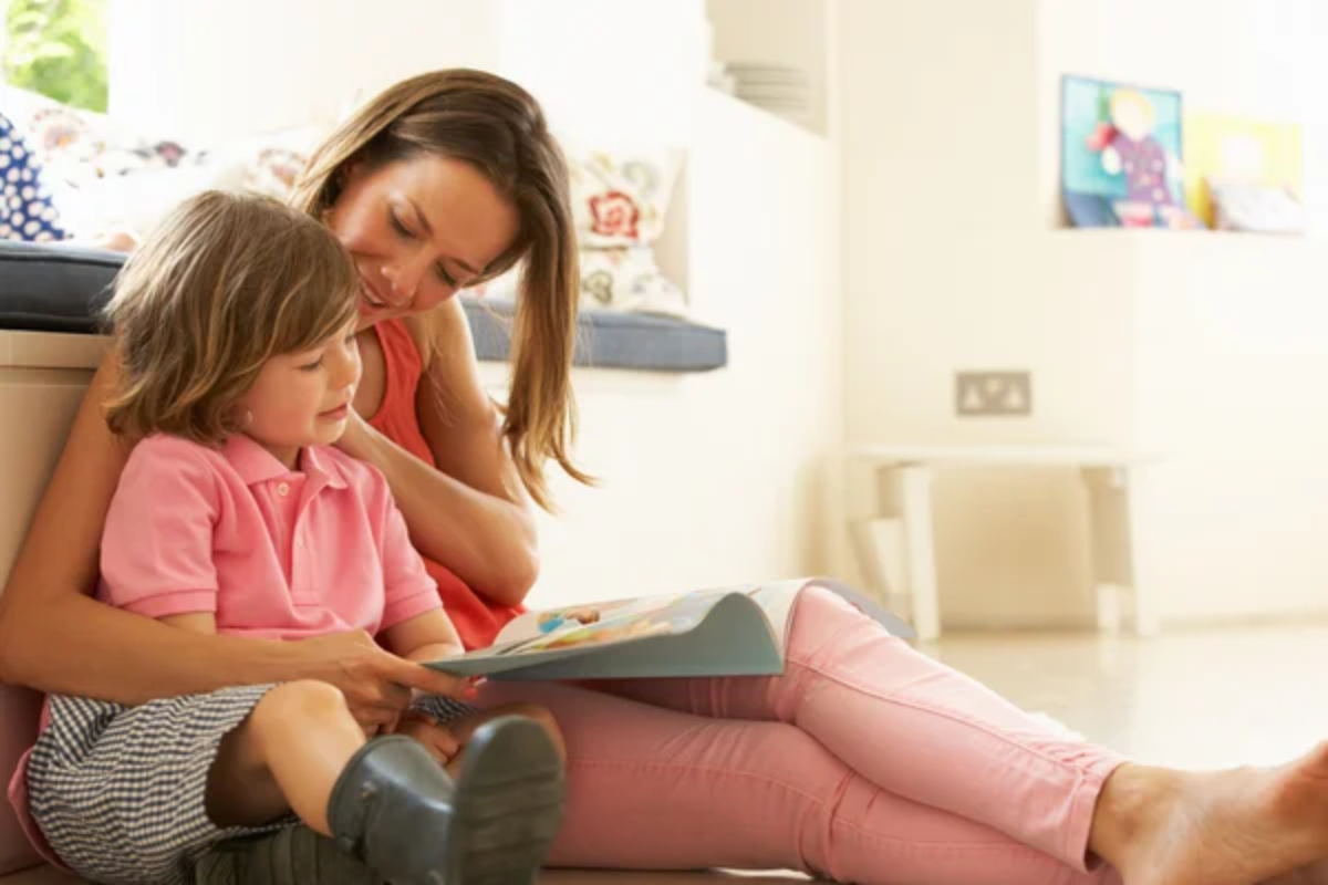 Mother Child Reading