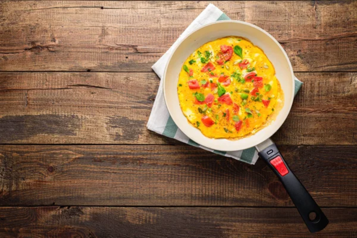 Veggie Omelette Eggs Food