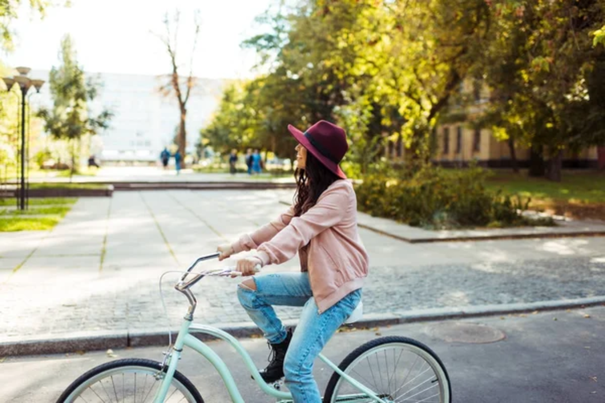 Woman Bike