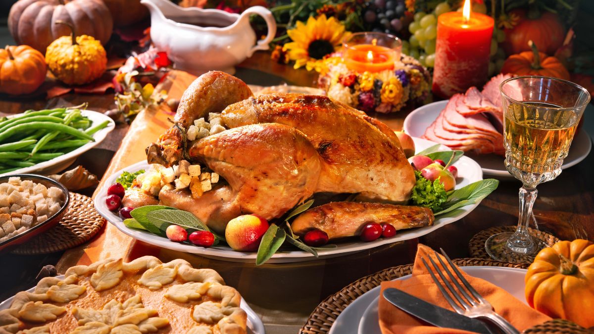 fancy thanksgiving turkey meal