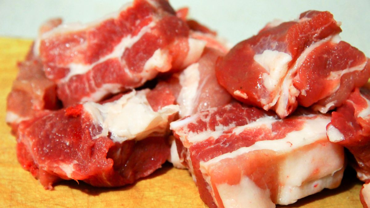 fatty meat