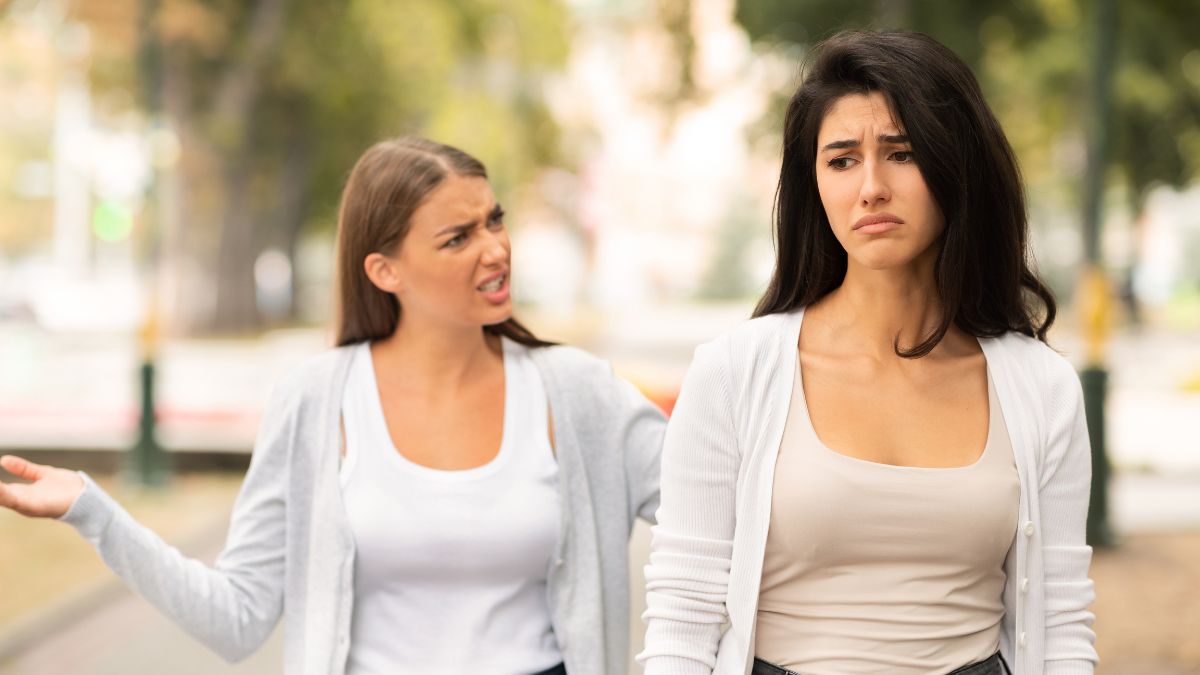 friends looking upset
