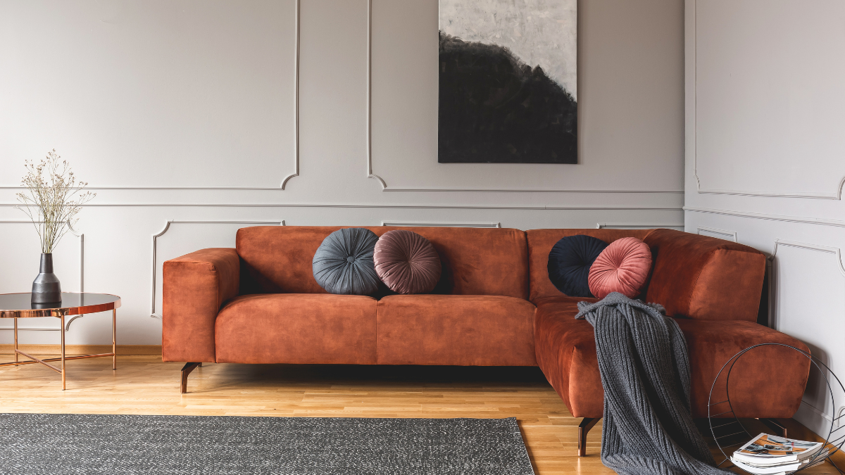 living room with couch
