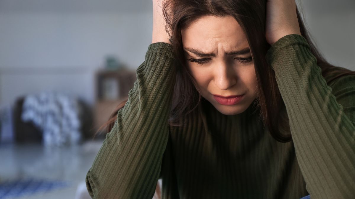 woman feeling guilty
