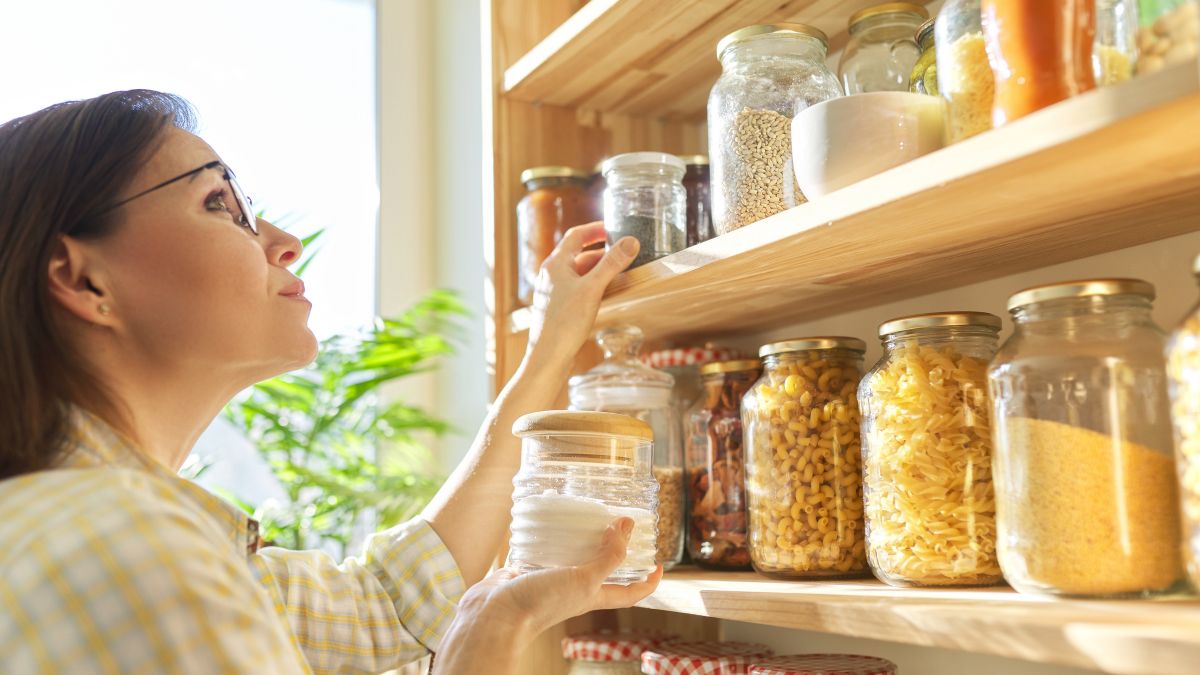 woman in pantry