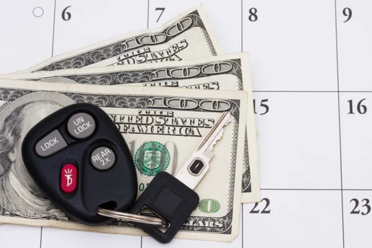 Car Money Calendar
