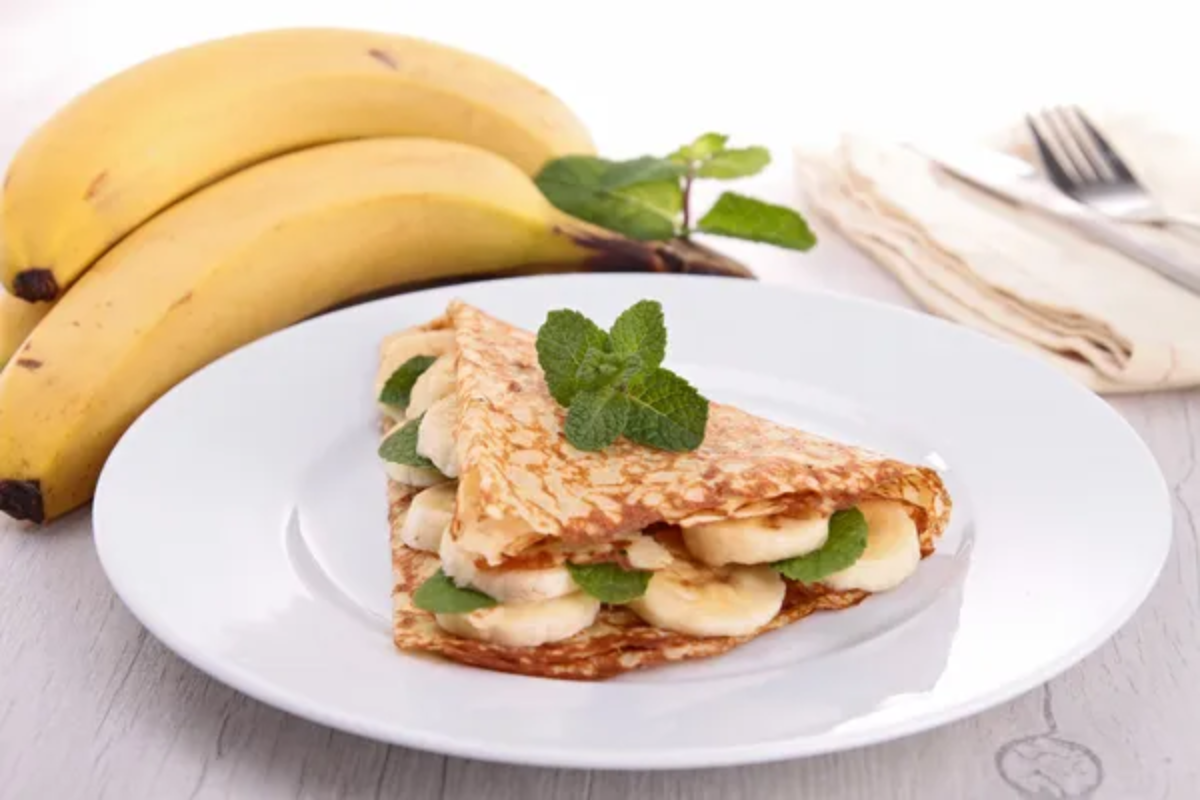 Food Banana Pancake