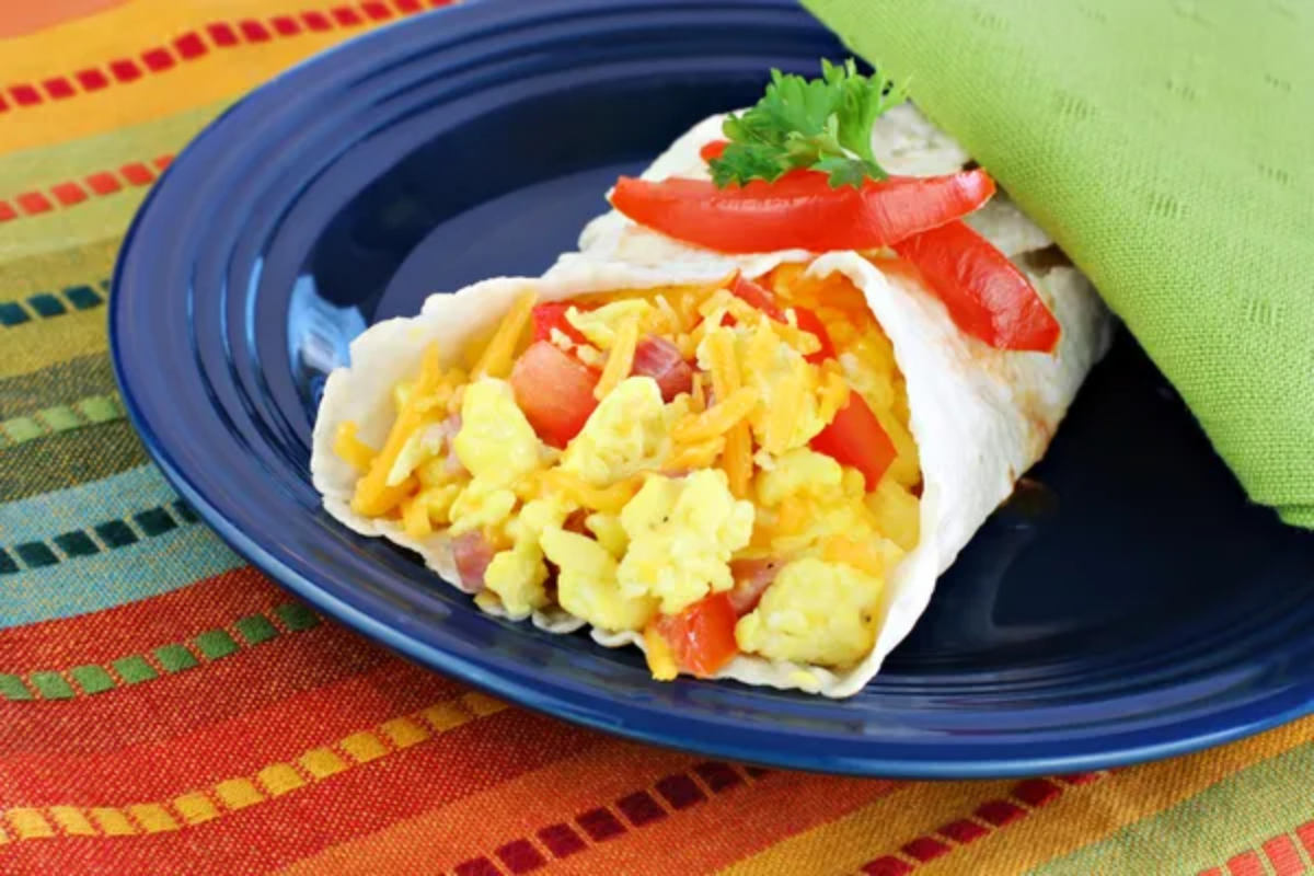 Food Breakfast Burrito