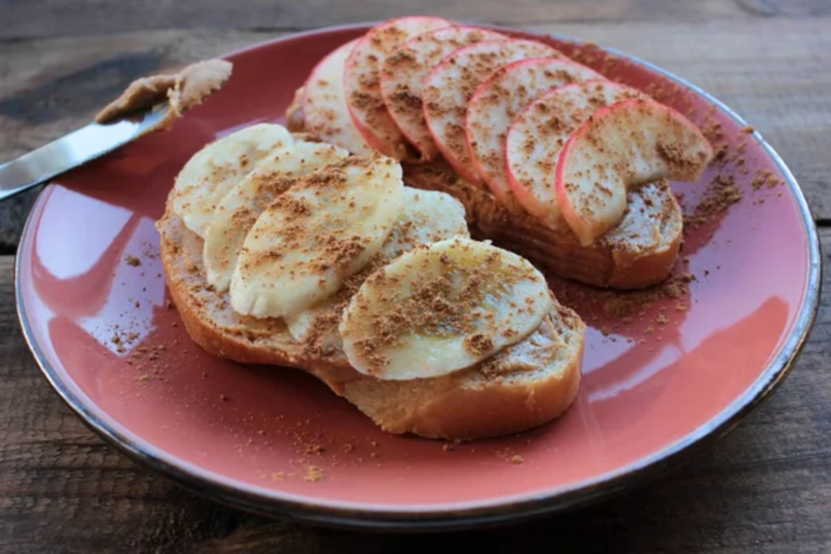 Peanut Butter Apple Sandwich Food