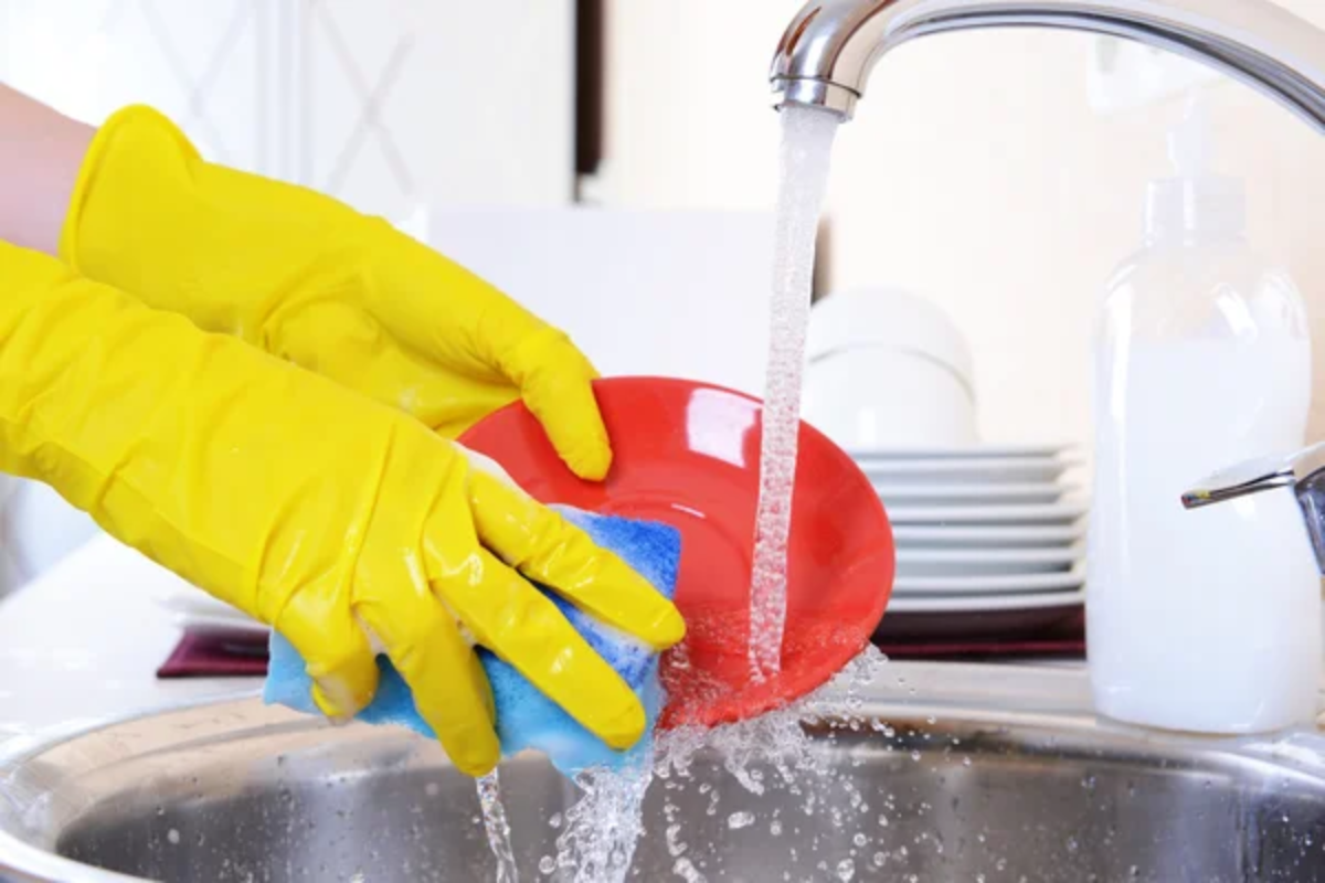 Sink Dishes Clean