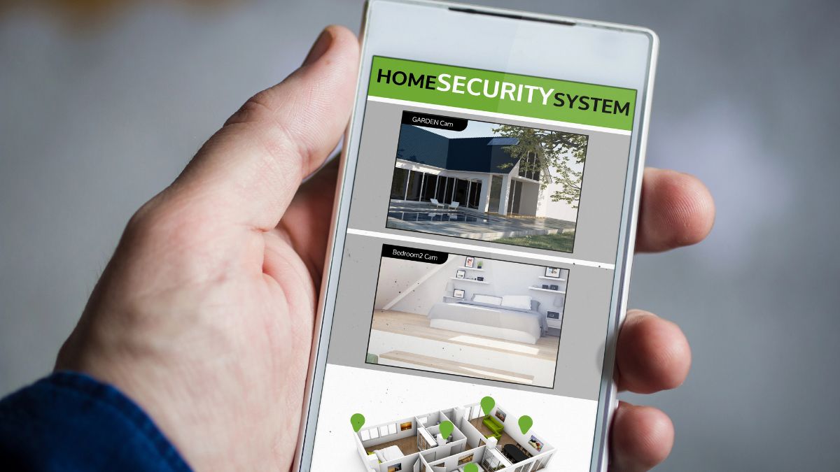 Smart Security Camera on phone