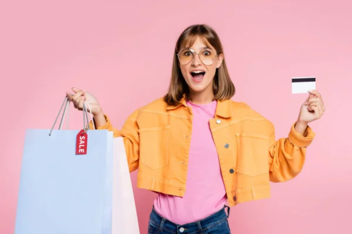 Woman Shopping Discount
